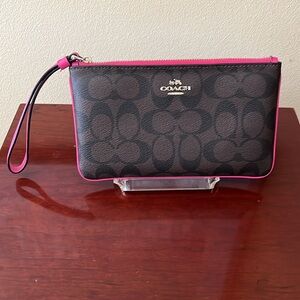Coach Wristlet with Strap